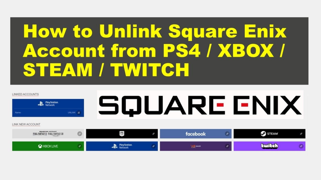 How to create a Square Enix account from your PS4